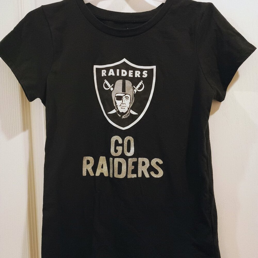 Raiders T shirt Girls Size 10